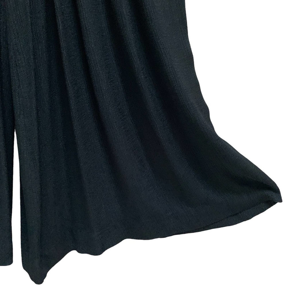 Vintage A.J. BARI Black Chiffon Bling Pilazzo Pants Size 8 - Picture 4 of 12